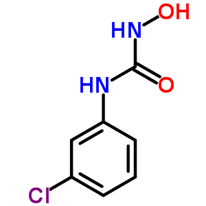 n-(3-氯苯基)-n-羥基-脲結(jié)構(gòu)式_28788-18-3結(jié)構(gòu)式