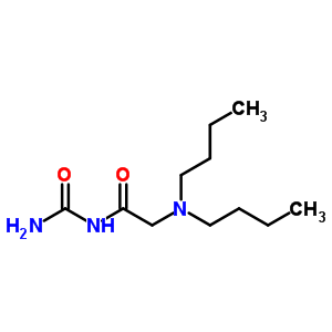 Acetamide,n-(aminocarbonyl)-2-(dibutylamino)- Structure,28788-22-9Structure