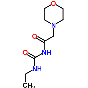 4-Morpholineacetamide,n-[(ethylamino)carbonyl]- Structure,28788-24-1Structure