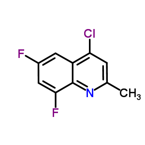 4-Chloro-6,8-difluoro-2-methyl-quinoline Structure,288151-31-5Structure