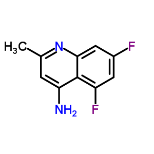 5,7-Difluoro-2-methyl-quinolin-4-ylamine Structure,288151-43-9Structure