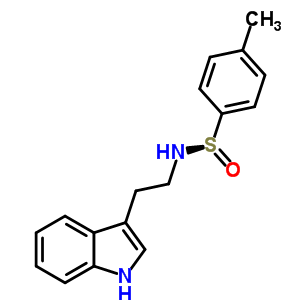 (S)-N-(-)-對甲苯亞磺酰色胺結(jié)構(gòu)式_288159-11-5結(jié)構(gòu)式