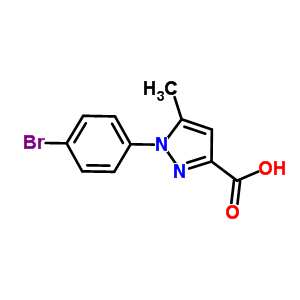 1-(4-Fluoro-phenyl)-5-methyl-1h-pyrazole-3-carboxylic acid Structure,288251-66-1Structure