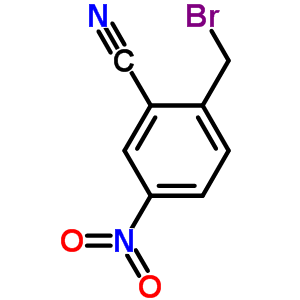 2-(Bromomethyl)-5-nitrobenzonitrile Structure,288252-67-5Structure