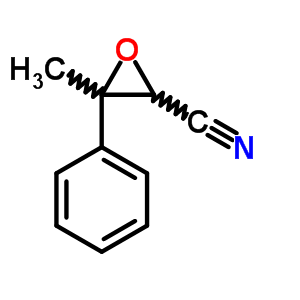 (9ci)-3-甲基-3-苯基-環(huán)氧乙烷甲腈結(jié)構(gòu)式_28937-48-6結(jié)構(gòu)式