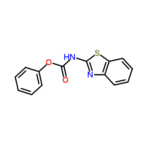 Phenyl n-(2-benzothiazolyl)carbamate Structure,28953-17-5Structure