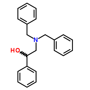 Benzenemethanol, a-[[bis(phenylmethyl)amino]methyl]- Structure,29194-05-6Structure