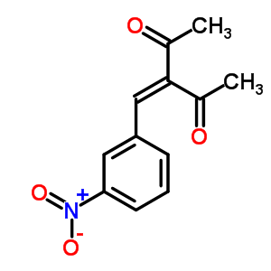 2,4-Pentanedione,3-[(3-nitrophenyl)methylene]- Structure,29197-19-1Structure