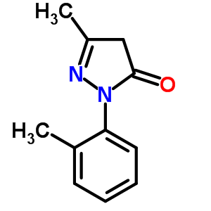 5-Methyl-2-(2-methylphenyl)-2,4-dihydropyrazol-3-one Structure,29211-55-0Structure