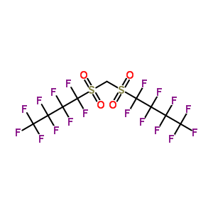 Butane,1,1-[methylenebis(sulfonyl)]bis[1,1,2,2,3,3,4,4,4-nonafluoro- Structure,29214-37-7Structure