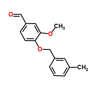 3-Methoxy-4-[(3-methylbenzyl)oxy]benzaldehyde Structure,292173-01-4Structure