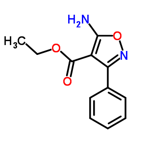 5-Amino-3-phenyl-isoxazole-4-carboxylic acid ethyl ester Structure,29278-09-9Structure