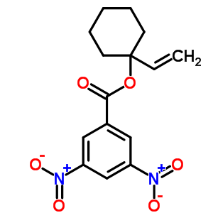 Cyclohexanol,1-ethenyl-, 1-(3,5-dinitrobenzoate) Structure,29338-78-1Structure