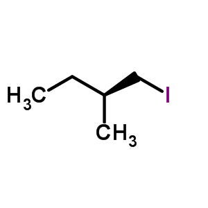 (S)-(+)-1-碘-2-甲基丁烷結(jié)構(gòu)式_29394-58-9結(jié)構(gòu)式