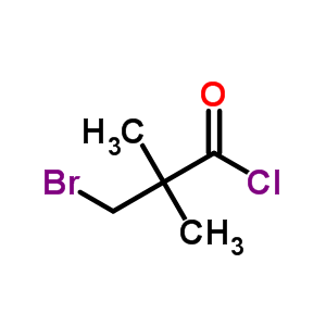 Propanoyl chloride,3-bromo-2,2-dimethyl- Structure,2941-17-5Structure