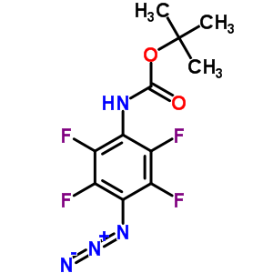 4-(N-tert-butoxycarbonylamino)tetrafluorophenylazide Structure,294187-76-1Structure