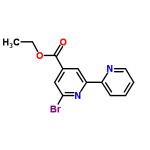 6-溴-2,2-聯(lián)吡啶-4-羧酸乙酯結(jié)構(gòu)式_294211-88-4結(jié)構(gòu)式