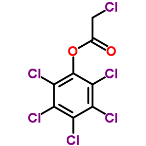 Acetic acid, 2-chloro-,2,3,4,5,6-pentachlorophenyl ester Structure,2948-20-1Structure