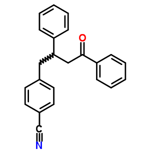 Benzonitrile,4-(4-oxo-2,4-diphenylbutyl)- Structure,29512-14-9Structure