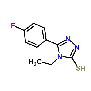 4-Ethyl-5-(4-fluorophenyl)-4H-1,2,4-triazole-3-thiol Structure,29552-52-1Structure