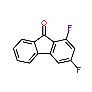 9H-fluoren-9-one,1,3-difluoro- Structure,2969-76-8Structure