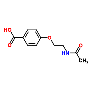 4-[2-(Acetylamino)ethoxy]benzoic acid Structure,297137-62-3Structure