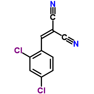 Propanedinitrile,2-[(2,4-dichlorophenyl)methylene]- Structure,2972-76-1Structure