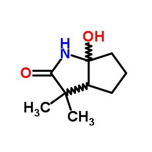 Cyclopenta[b]pyrrol-2(1h)-one, hexahydro-6a-hydroxy-3,3-dimethyl- Structure,29777-65-9Structure