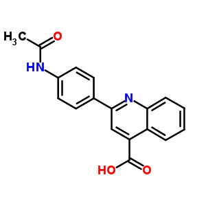 2-[4-(Acetylamino)phenyl]quinoline-4-carboxylic acid Structure,298187-85-6Structure