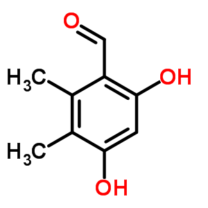 Benzaldehyde,4,6-dihydroxy-2,3-dimethyl- Structure,2990-31-0Structure