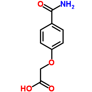 2-[4-(Aminocarbonyl)phenoxy]acetic acid Structure,29936-86-5Structure