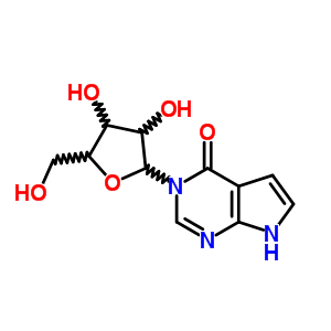 4H-pyrrolo[2,3-d]pyrimidin-4-one,3,7-dihydro-3-b-d-ribofuranosyl- Structure,30066-71-8Structure