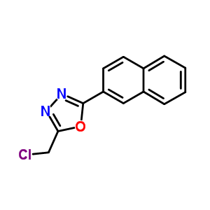 2-(Chloromethyl)-5-(2-naphthyl)-1,3,4-oxadiazole Structure,300665-29-6Structure