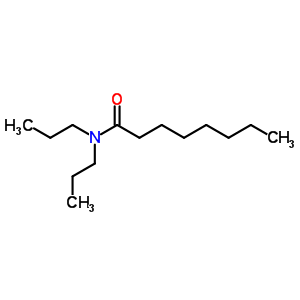 N,N-二丙基辛烷酰胺結(jié)構(gòu)式_3007-55-4結(jié)構(gòu)式