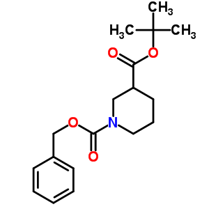 N-cbz-3-piperidinecarboxylic acid t-butyl ester Structure,301180-04-1Structure