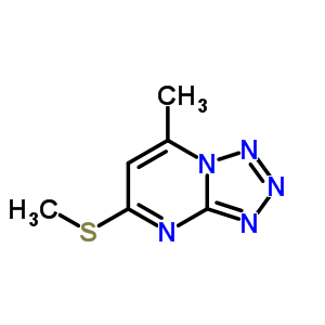 Tetrazolo[1,5-a]pyrimidine,7-methyl-5-(methylthio)- Structure,30152-89-7Structure