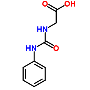 (Anilinocarbonyl)amino]acetic acid Structure,3016-39-5Structure