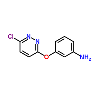 3-(6-Chloro-3-pyridazinyloxy)phenylamine Structure,30184-98-6Structure