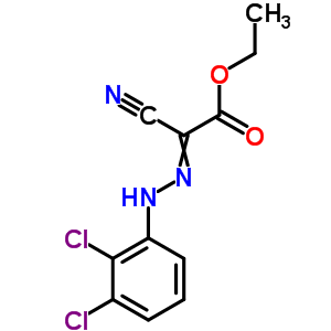 Acetic acid,2-cyano-2-[2-(2,3-dichlorophenyl)hydrazinylidene]-, ethyl ester Structure,30188-78-4Structure