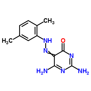 4(3H)-pyrimidinone, 2,6-diamino-5-[2-(2,5-dimethylphenyl)diazenyl]- Structure,30188-99-9Structure