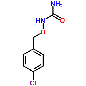 N-[(4-氯苯基)甲氧基]-脲結(jié)構(gòu)式_30204-29-6結(jié)構(gòu)式