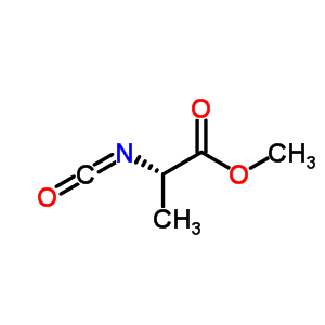 (S)-(-)-2-異氰酰基丙酸甲酯結構式_30293-82-4結構式