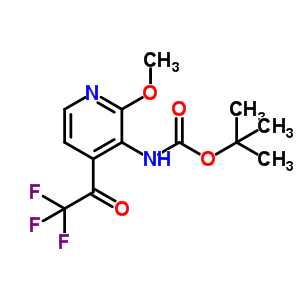 2-Methoxy-3-(boc-amino)-4-trifluoro-acetylpyridine Structure,302934-00-5Structure