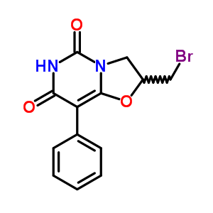 2-(溴甲基)-2,3-二氫-8-苯基-5H-噁唑并[3,2-c]嘧啶-5,7(6h)-二酮結(jié)構(gòu)式_30345-99-4結(jié)構(gòu)式