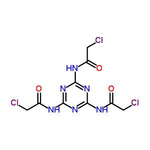 Acetamide,n,n,n-1,3,5-triazine-2,4,6-triyltris[2-chloro- Structure,30360-27-1Structure