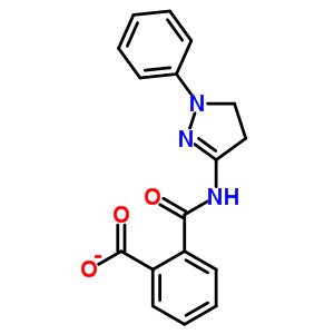 N-(1-phenyl-4,5-dihydro-1 h-pyrazol-3-yl)-phthalamic acid Structure,304661-57-2Structure