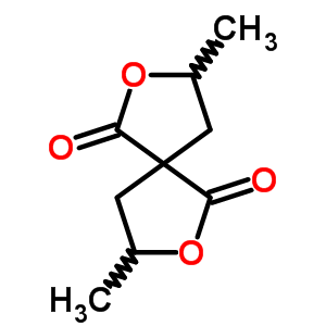 2,7-Dioxaspiro[4.4]nonane-1,6-dione,3,8-dimethyl- Structure,3048-76-8Structure