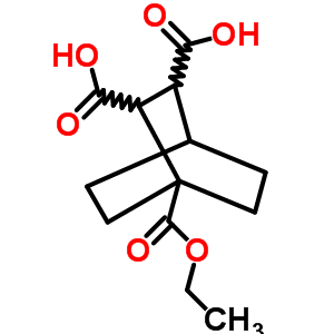 Bicyclo[2.2.2]octane-1,2,3-tricarboxylicacid, 1-ethyl ester Structure,3048-85-9Structure