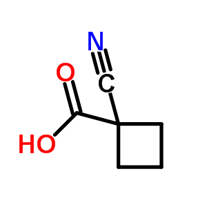 1-Cyanocyclobutanecarboxylic acid Structure,30491-91-9Structure