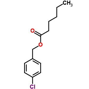 Hexanoic acid,(4-chlorophenyl)methyl ester Structure,30692-70-7Structure